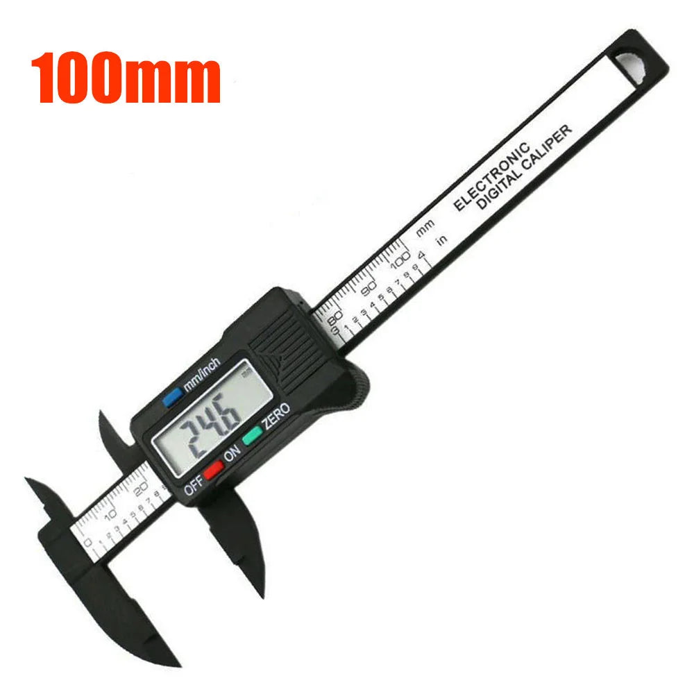 1PC Plastic Digital Vernier Caliper Digital Display Caliper Mini Text Play Caliper Student Vernier Ruler 0-150mm Measuring Tool