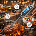 Digital Kitchen Thermometer Instant Read Meat Temperature Probe for Cooking BBQ Food LCD Display