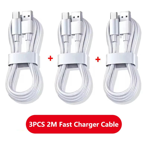 3PCS 100W 6A Super Fast Charger Cable Fast USB Type C Charging Data Cord Quick Charger Cabletype c charger fast charging