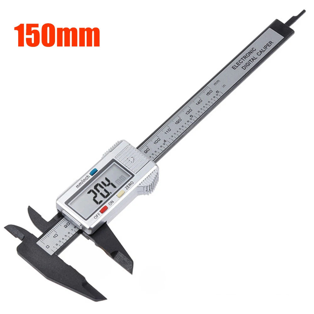 1PC Plastic Digital Vernier Caliper Digital Display Caliper Mini Text Play Caliper Student Vernier Ruler 0-150mm Measuring Tool