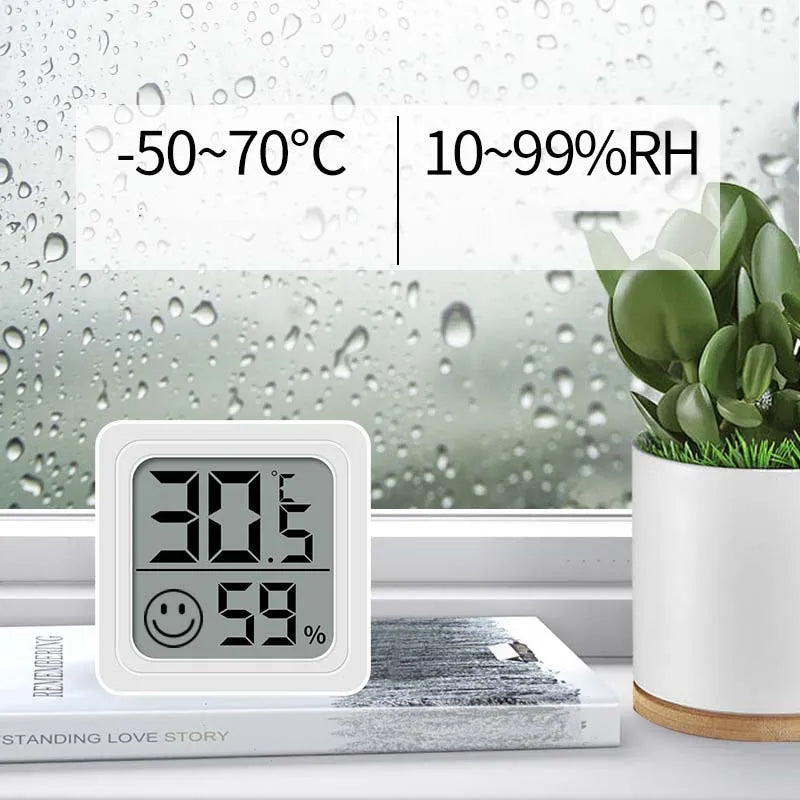 Indoor Mini Temperature and Humidity Meter, Bedroom Temperature Meter, Portable Electronic Digital Display, Humidity and Tempera